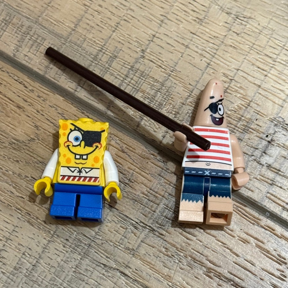 LEGO Flying Dutchman Sponge Bob bob032 Patrick Star bob033 Mini Figures + Extras